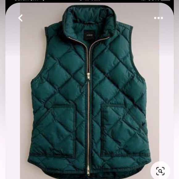 J. Crew Jackets & Blazers - J crew green quilted hunter vest.  Size M